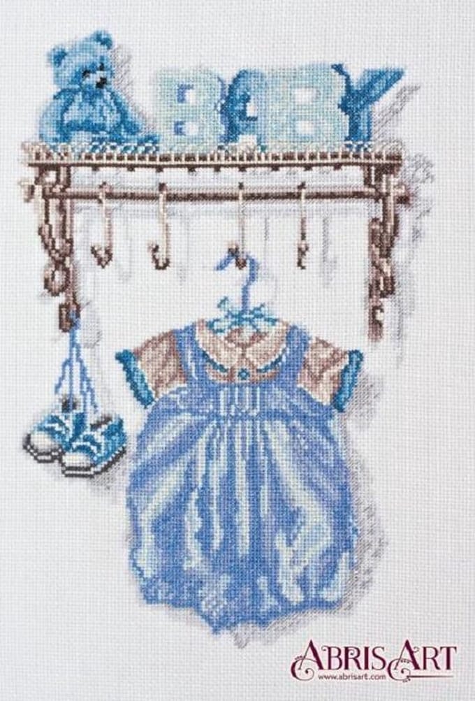 Borduurpakket ABRIS ART - BABY BOY