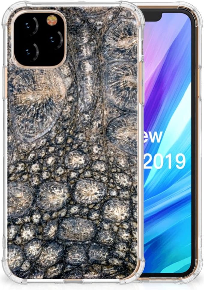 Apple iPhone 11 Pro Case Anti-shock Krokodillenprint
