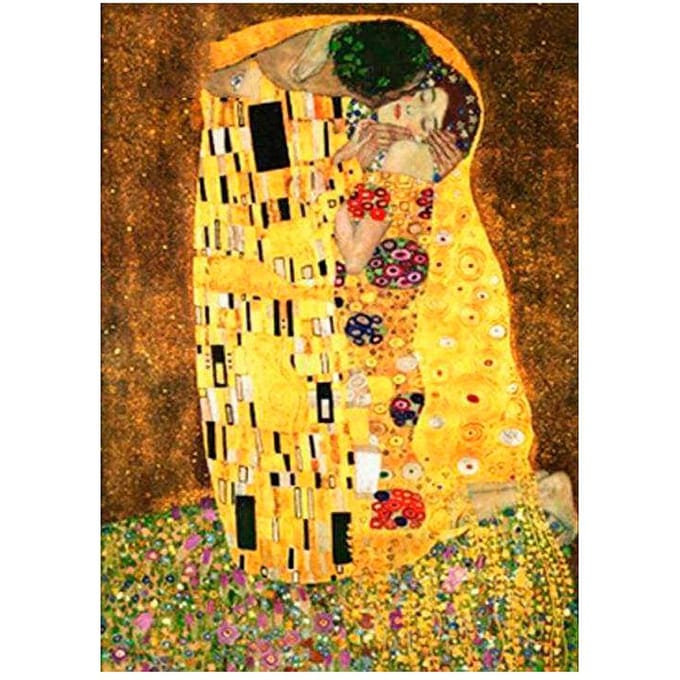 Schilderen op nummers "Klimt - De Kus"