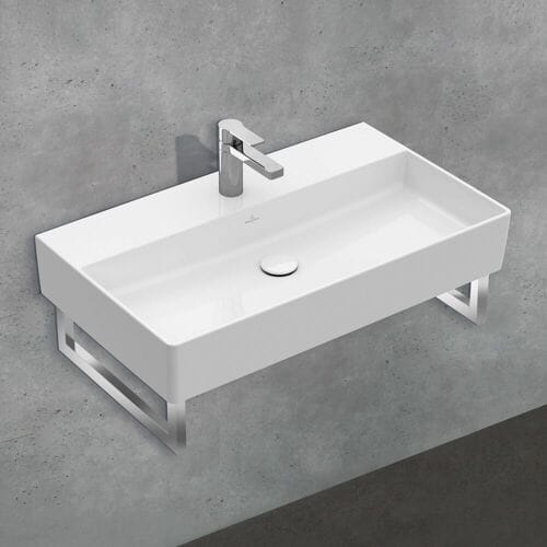 Villeroy & Boch Memento 2.0 washbasin 80 cm with 1 tap hole, without overflow 4A228101
