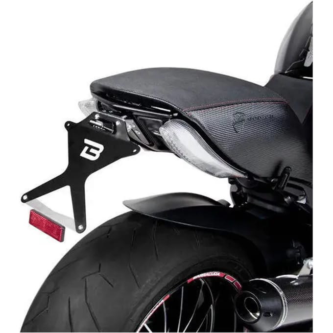 Motorfiets kentekenplaathouder Barracuda Ducati Diavel