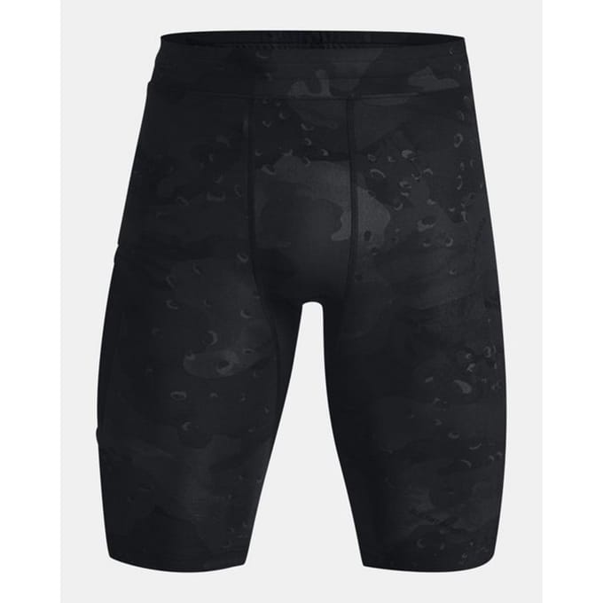 Under Amour Project Rock Heren Zwart Camo Compressieshort