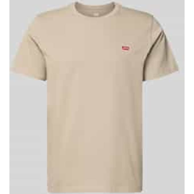 T-shirt met labeldetail