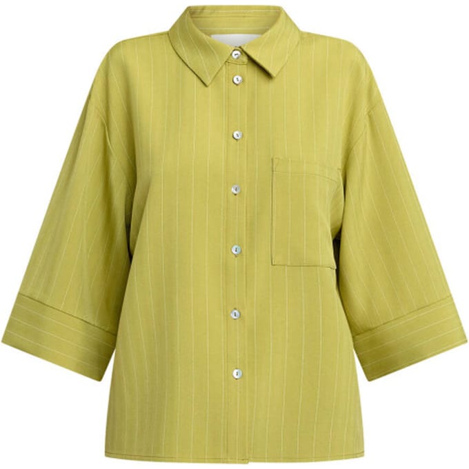 SisterS point blouse Verina-sh.ss1 20002 Lime Pinstripe Maat - S