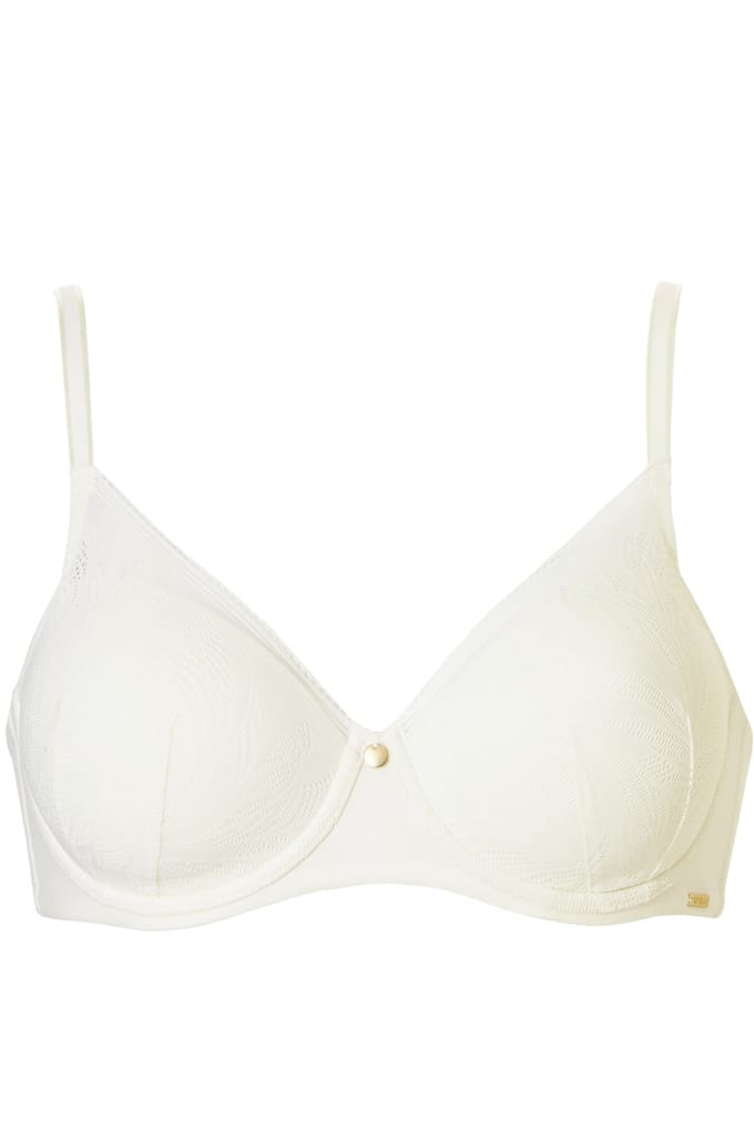 Livera Bra Tshirt Covering Memory Soft Lace White Größe: E90 | BHs Outlet | Damen | Weiß
