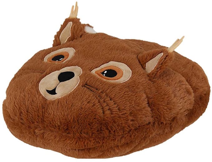 Apollo sloffen Eekhoorn - voetenwarmer - pantoffels - volwassenen - dierensloffen