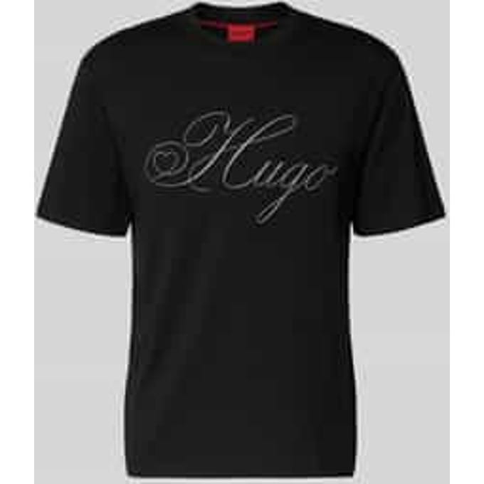 Regular fit T-shirt van puur katoen model 'DALENT'