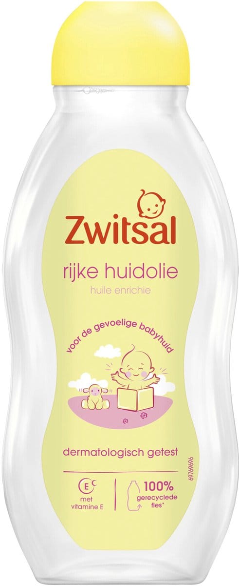 Zwitsal Avocado Rijke Huidolie - Met avocado-olie en vitamine E - 200ml