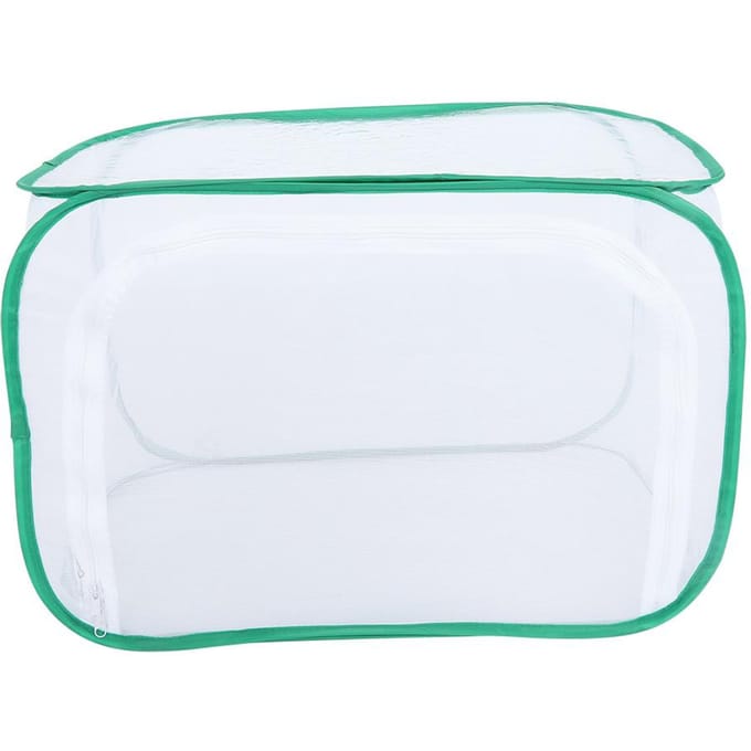 Grande cage d'élevage pliable, portable, durable et ventilée pour papillons (L) white