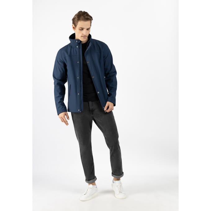 Mo softshell jas Heren marine