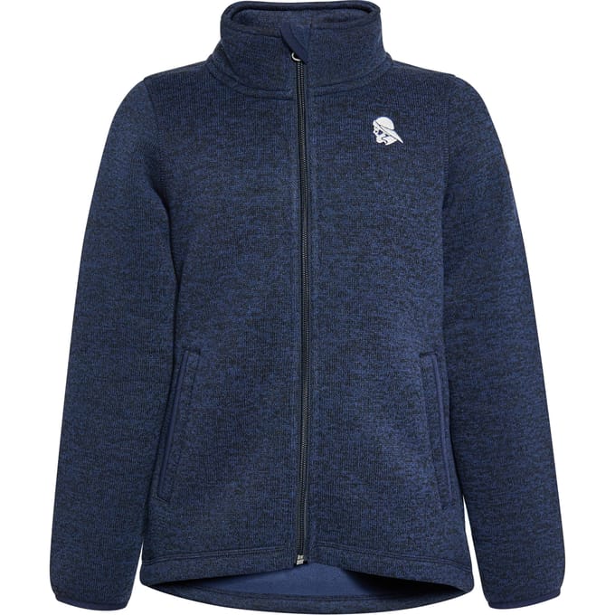 Schmuddelwedda Gebreide fleece jas jongens (kinderen) marine gem