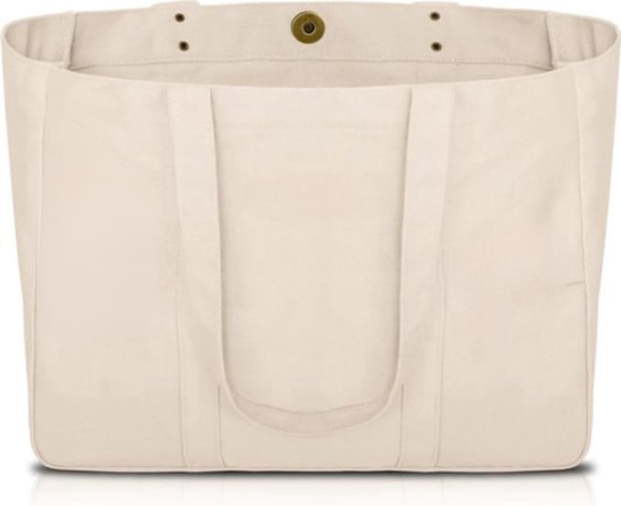 Canvas Shopper - Ruim Ontwerp - Met Laptopvak - Duurzaam Design Voor Dames