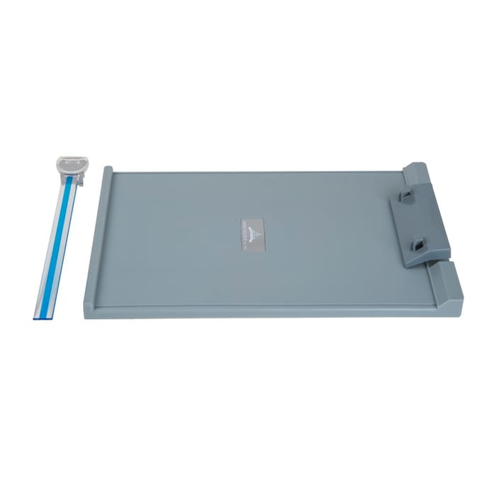 JIELISI A4 support de lecture porte document de bureau avec pince réglable support de lecture de documents pour gris