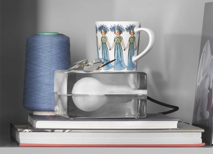 Design House Stockholm Elsa Beskow Mok - Cornflower
