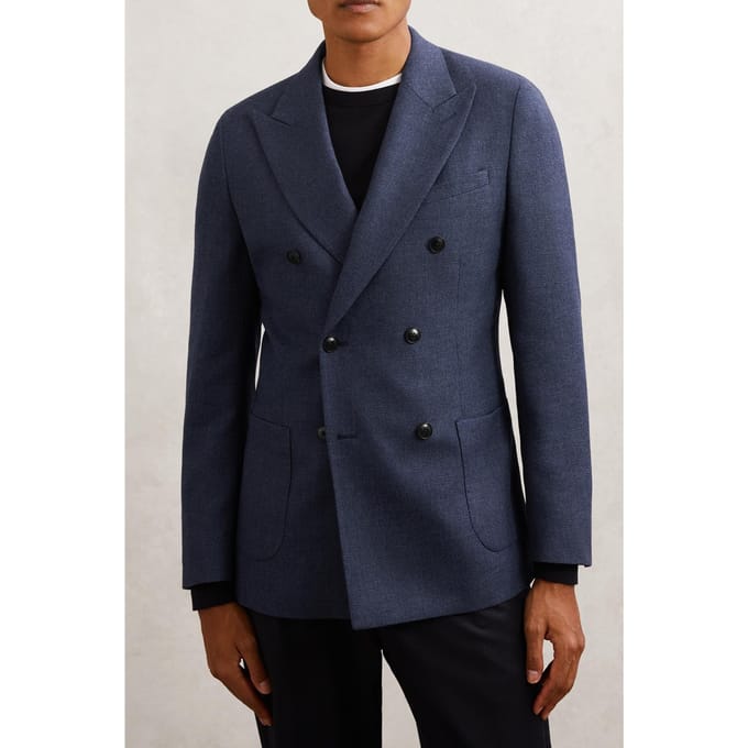 Reiss Db Blazer Navy Größe: 44 | Blazer Outlet | Herren | Blau