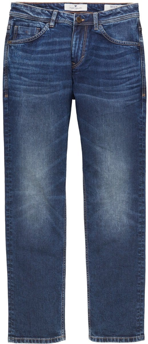 Tom Tailor - TTJOSH REGULAR SLIM-jeans - Maat 30/32 - mid stone wash denim