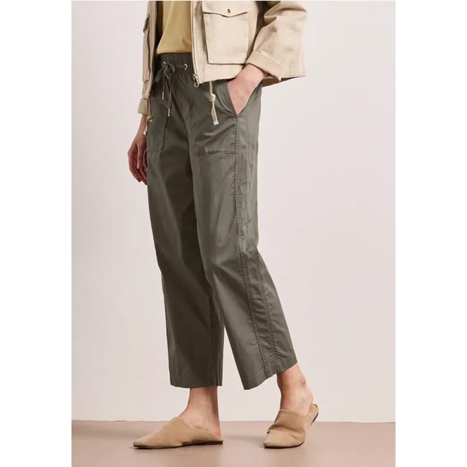 Straight Legs broek in paper touch stof