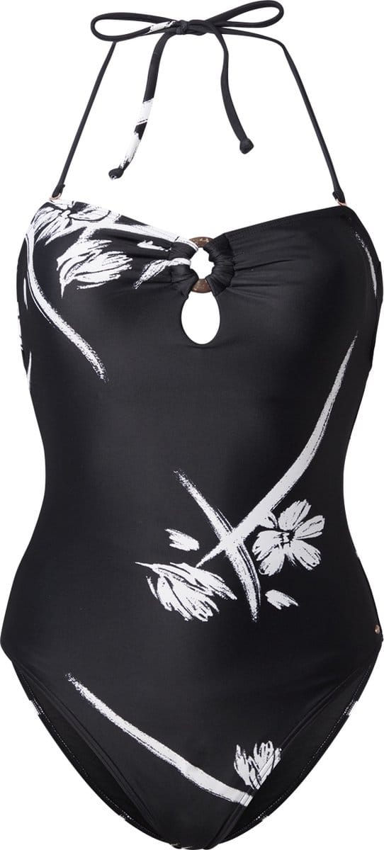 O'Neill Badpak Venice Dreams Swimsuit - Black Aop W/ White 1 - 34