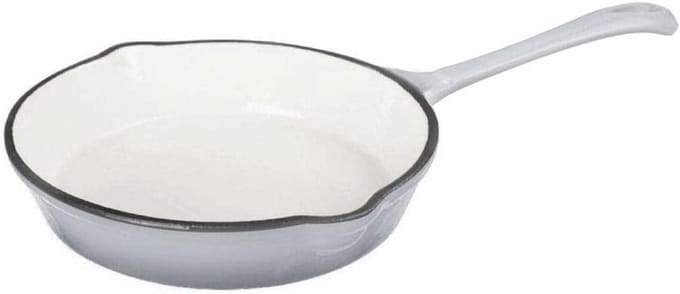 Emaillen Koekenpan 20cm - Gietijzeren Pan met Vaccum Coating