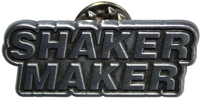 Oasis - Shakermaker Pin - Zilverkleurig