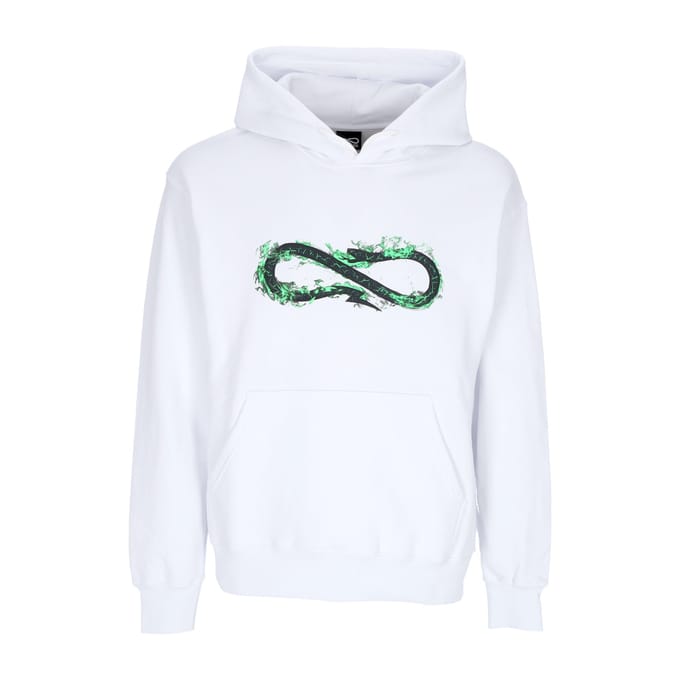 Herenhoodie Logo Fire Hoodie Wit