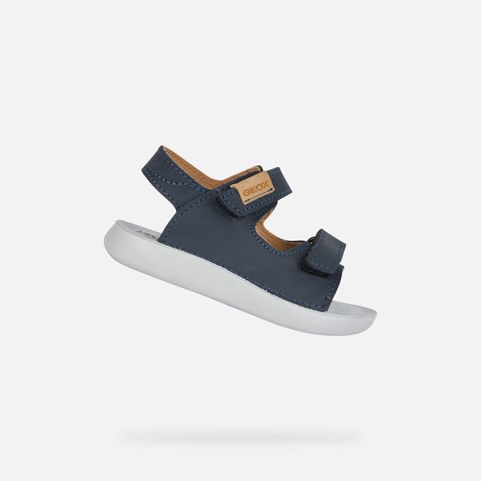 GEOX SANDAL LIGHTFLOPPY PEUTER Sandalen - MARINEBLAUW