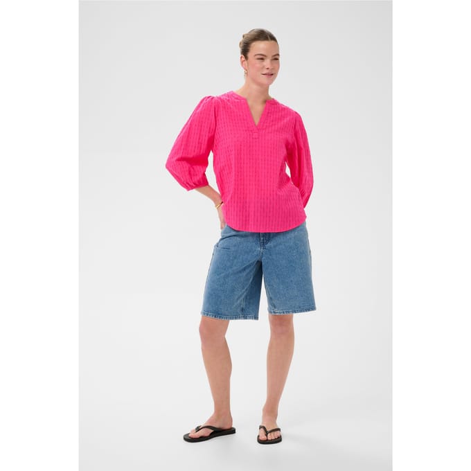 Blouse met korte mouwen KAbea Blouse met korte mouwen Loose fit