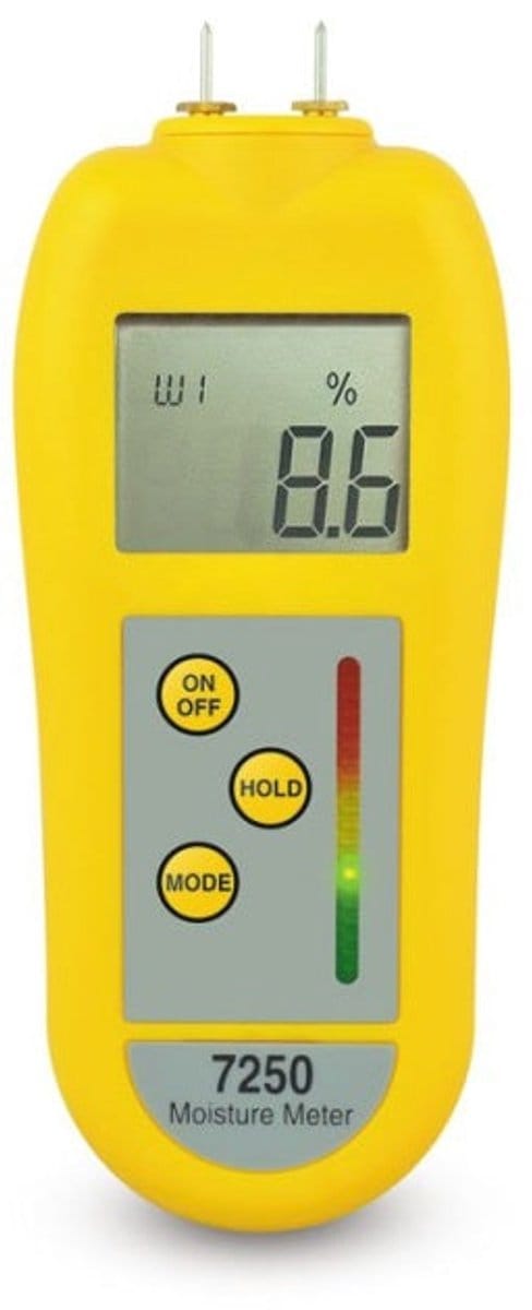 7250 Vochtigheidsmeter met geïntegreerde pinnen