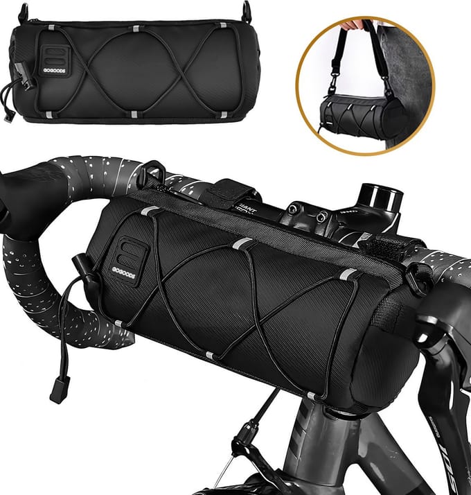 GoGoods® Stuurtas Fiets - Frametas - Afneembaar - 1,5L - Schoudertas