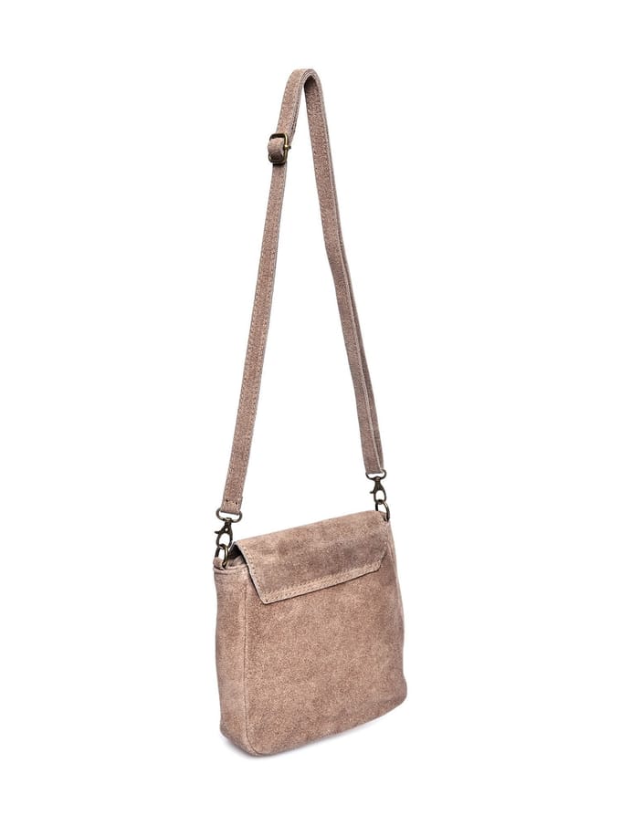Anna Luchini Beige Rundleer Tas