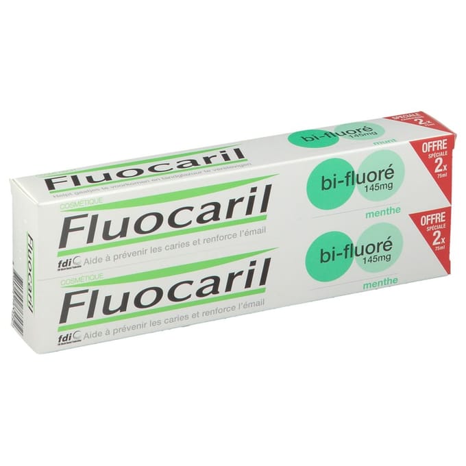 Dentifrice - FLUOCARIL - Bi-Fluoré 145mg - Menthe - 75ml - Prévention des caries