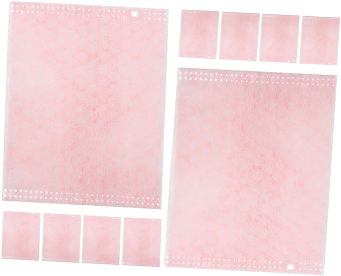 Wattenschijfjes - Make-up pads - Make-up verwijderen - Exfoliërend effect - 10 stuks - Roze