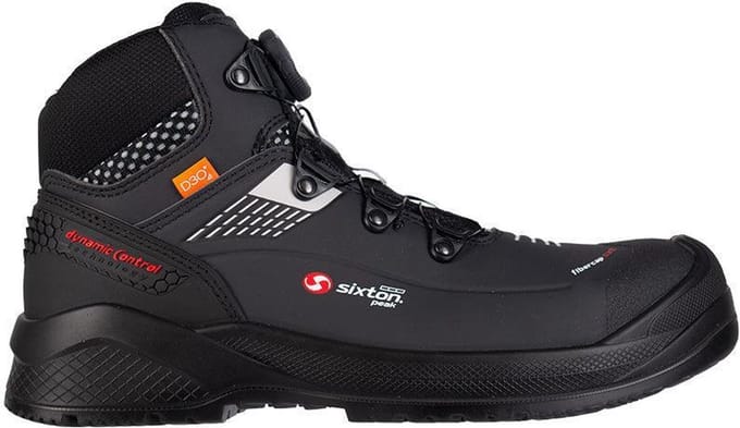 Sixton Muscle BOA Hoog 43488-01 S3 - Zwart/Grijs - 40