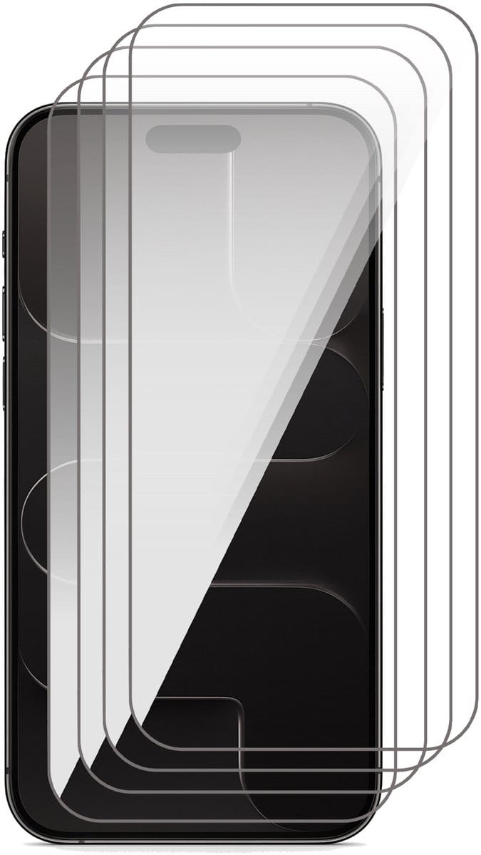 Screenprotector geschikt voor iPhone 17 Air - 4x Glas Screen Protector