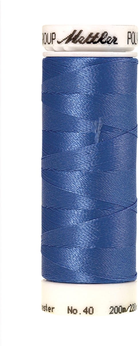 Mettler borduurgaren - Blauw - Nr 3711 - Polysheen - 200 meter