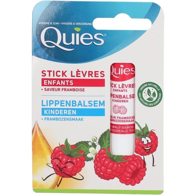 Quies Lippenstift Kinderen Framboos 1 Lippenbescherming