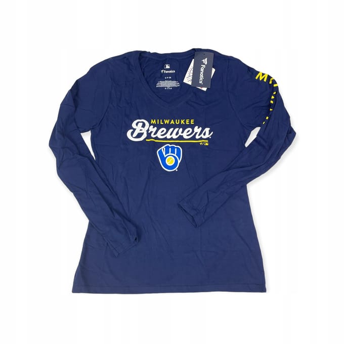 Dames Blouse T-shirt Milwaukee Brewers Mlb Xl blue