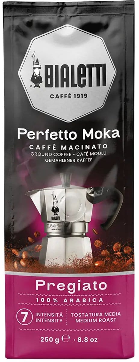 Bialetti Perfetto Moka Pregiato gemalen koffie – 250gr