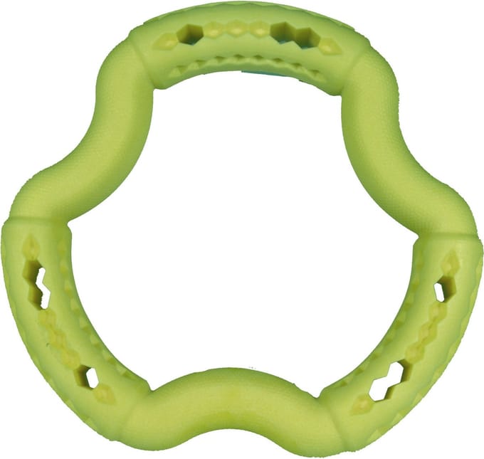 Dierenbenodigdheden Vadigran Speelgoed Hond Tpr Ring Green Apple 21Cm