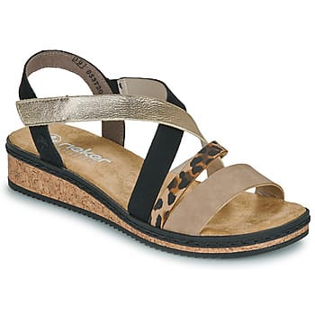Rieker Sandalen zwart Synthetisch - Maat 36
