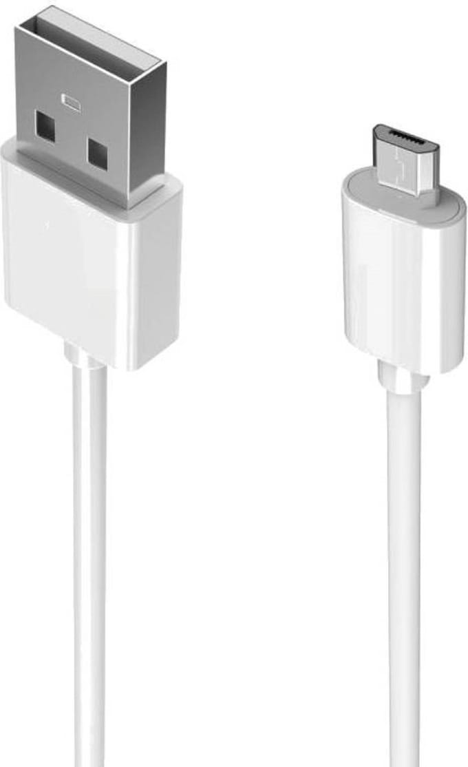 Dunlop Oplaadkabel Micro Usb 1 Meter Wit