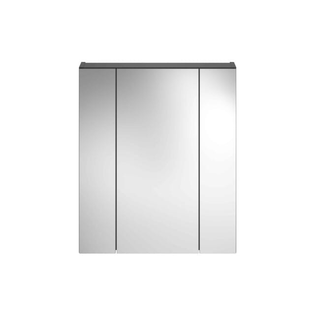Linus spiegelkast zwart hoogglans MDF TZ - 18x60x70cm