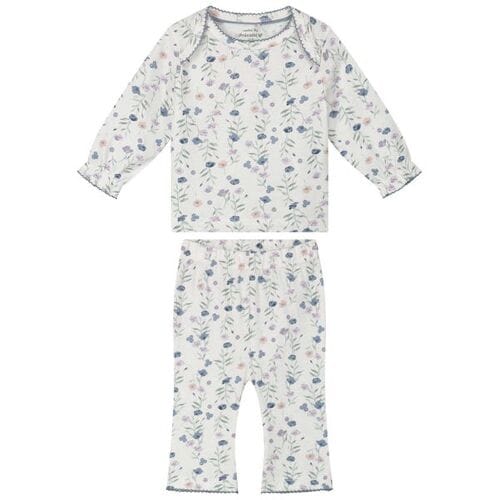 Prénatal baby pyjama poppy bloem Ivoor Wit 68 dames