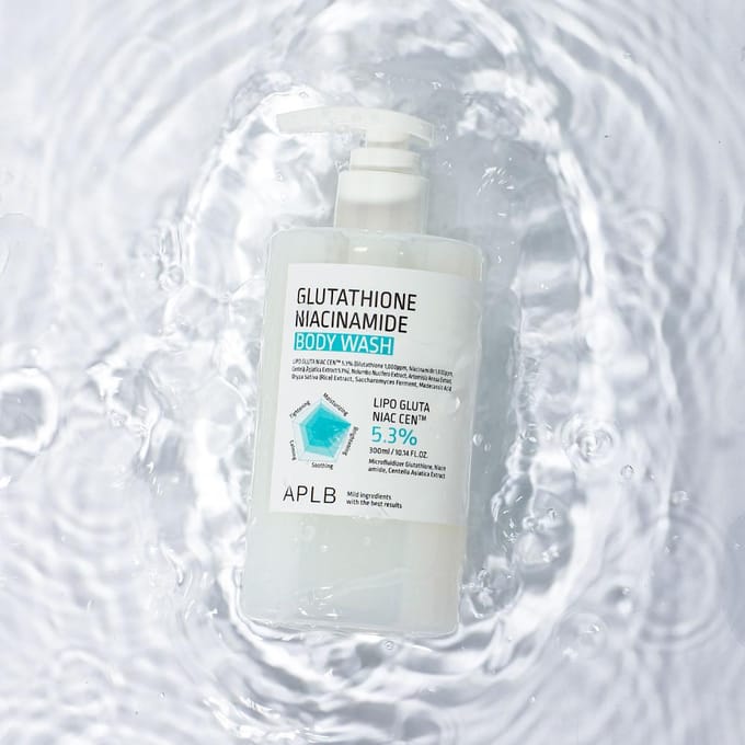 APLB Glutathion Niacinamide Body Wash 300ml #360ml 2PCS white