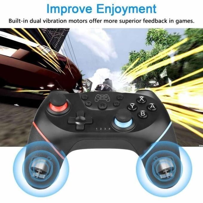 Manette pro - PIMPIMSKY - A140 - Bluetooth - Vibration - Design Ergonomique