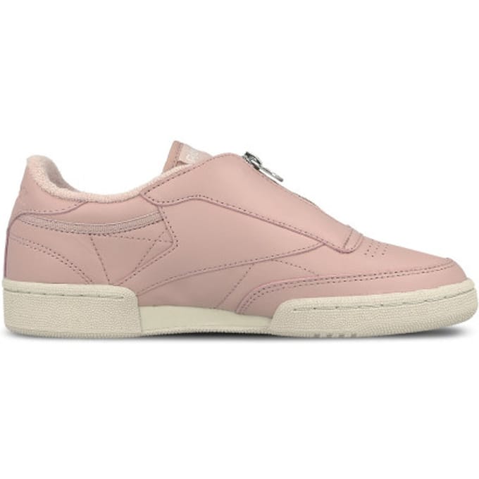Reebok Club C38 Zip Slip-On Roze Glad Leer Dames Trainers BS6606