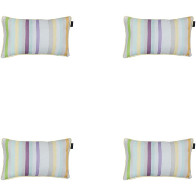 Madison - Sierkussen Righe purple - Ca. 30x50 cm - Set van 4