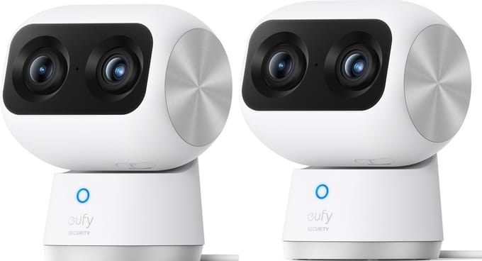 eufy S350 4K Indoor Beveiligingscamera 2-Pack - Bedraad - Wit