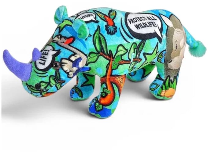 Neushoorn - knuffel - Wild Republic - 40cm. - Eco-Friendly!
