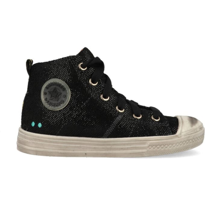 Frans Ferm Hoge Sneakers Meisjes Zwart